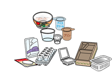 イラスト：プラスチック製容器包装01