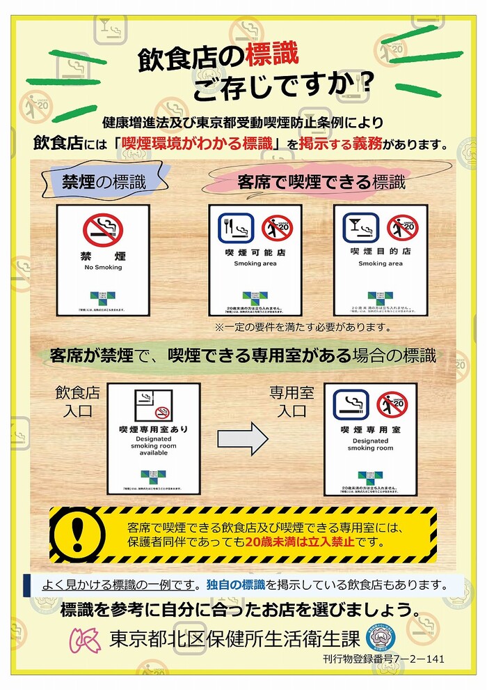 ポスター　受動喫煙防止周知・啓発ポスター