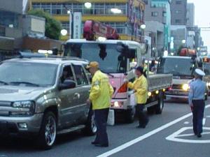 写真：安全運転の呼びかけ