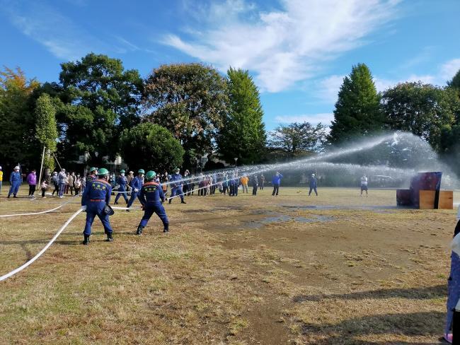 写真：防災訓練の様子