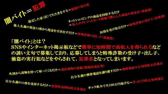 写真：闇バイトとは？
