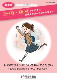 写真：リーフレット概要版