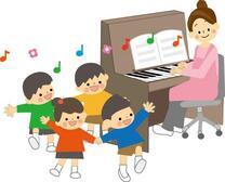 イラスト：歌って踊る子どもたち
