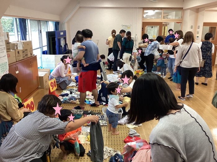 西が丘児童館おさがり交流会写真