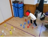 写真：第2回ゆるりまつり　新聞紙ランド・わなげ