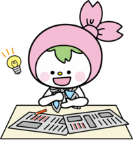 北区新聞大好きプロジェクトマスコットキャラクターの写真