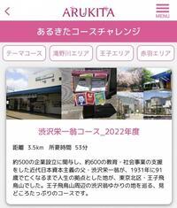 画面：あるきたアプリ　チャレンジ