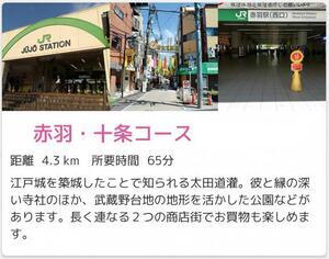 画面：赤羽・十条コース