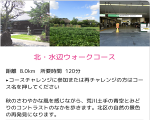 画面:北・水辺ウォークコース