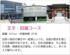 画面：王子・田端コース
