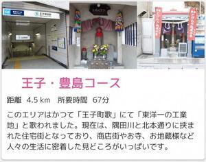 画面：王子・豊島コース