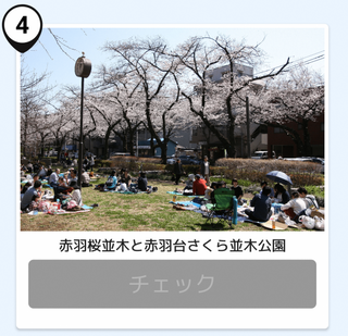 写真：赤羽桜並木