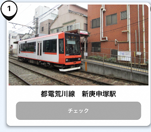 写真：新庚申塚駅