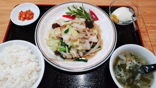 写真：八福食堂メニュー
