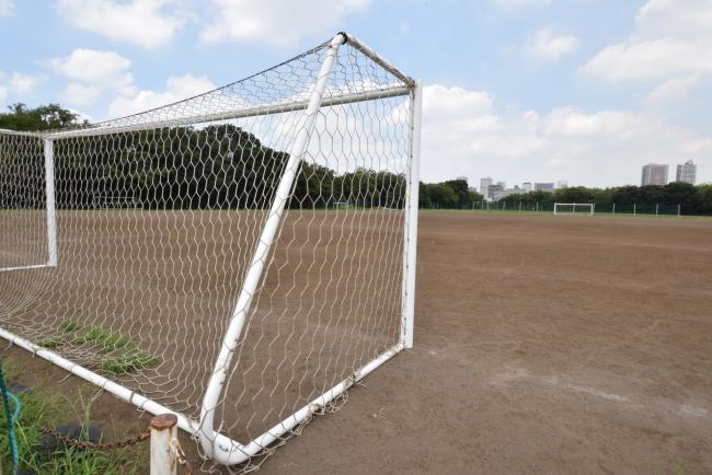 写真：新荒川大橋サッカー場