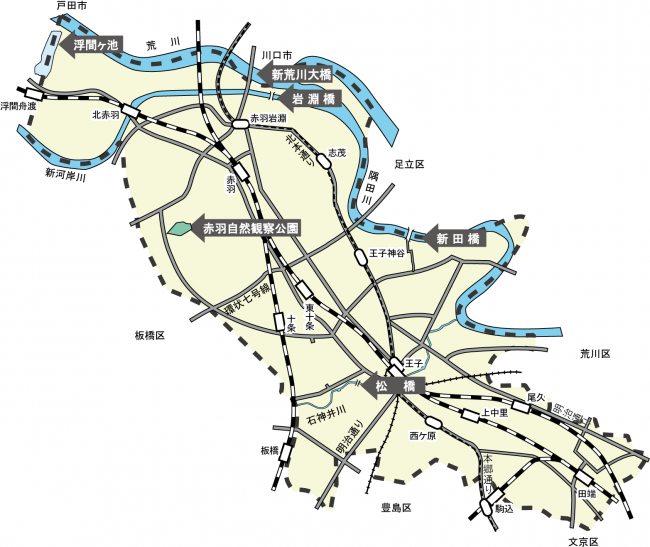 地図：調査場所（採水場所）