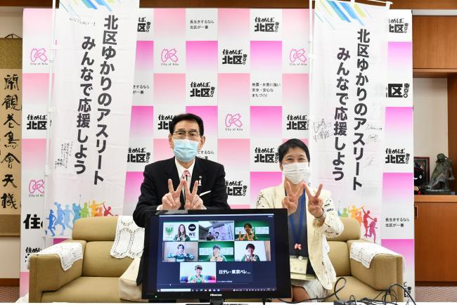 写真：オンラインインタビュー