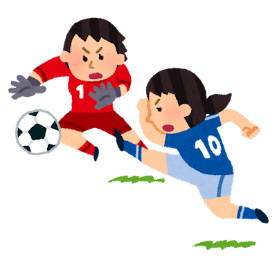 イラスト：女子サッカー