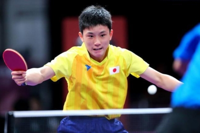 写真:張本選手