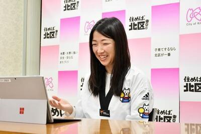 写真：太田渉子選手インタビュー2