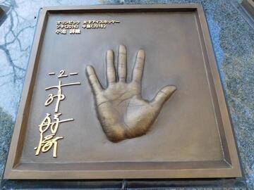 写真：小池詩織手形