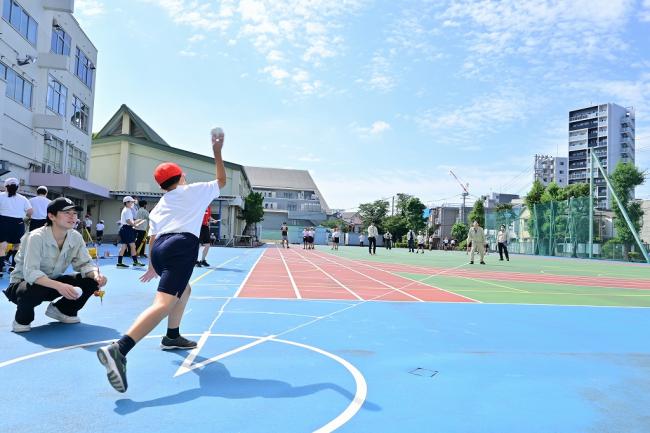 写真:測定しているよう様子