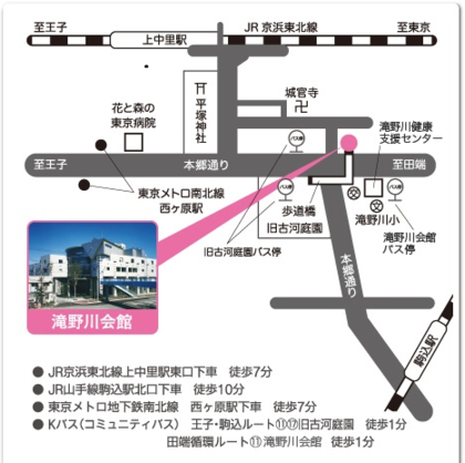 写真:滝野川会館マップ