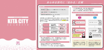 北区広報基本方針と基本方針概要版 画像
