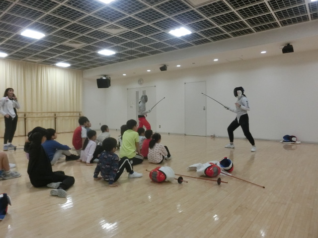 講師による実演