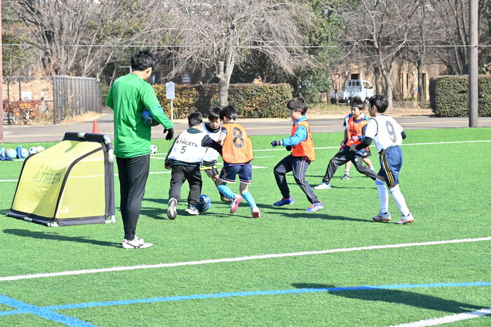 写真：R6年度直伝サッカー教室の様子