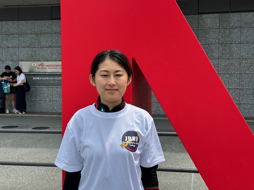 写真：柳田かれん選手/10mエアライフル女子混合