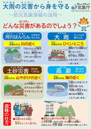 新たな防災気象情報に関する説明資料（わかりやすい版）P1
