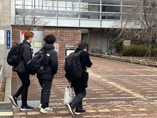 受入の様子の写真