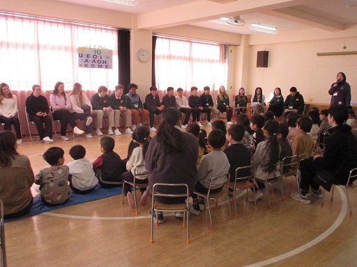 受入の様子の写真