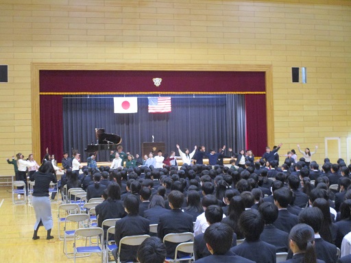 受入の様子の写真