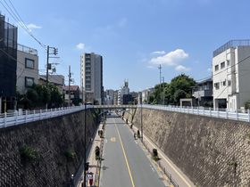 東台橋(田端の切通し)