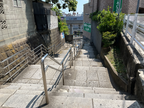 不動坂(JR田端駅南口付近)