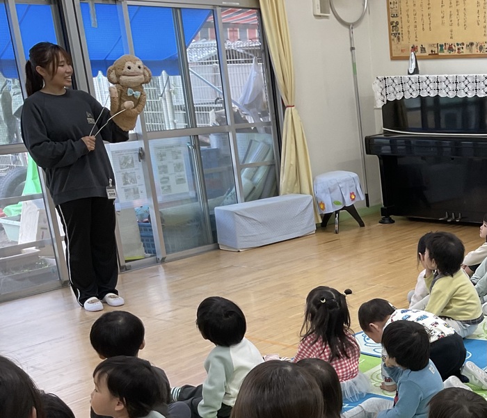 進級を喜ぶ様子