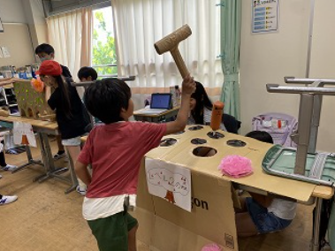 もぐら叩きの様子