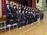 卒業式の様子