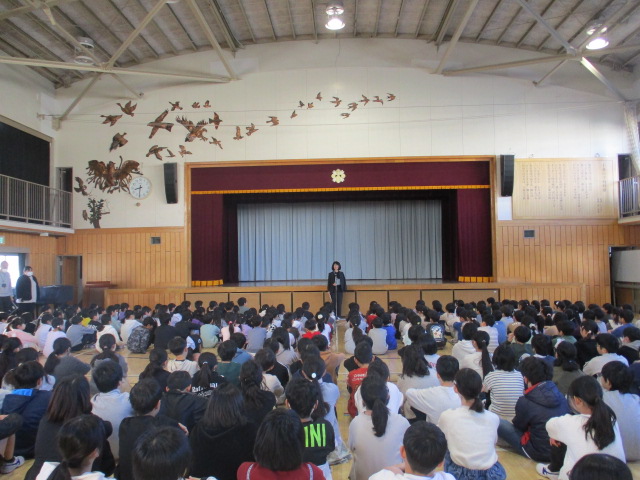 校長先生のお話