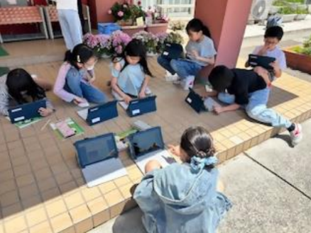 4月の学習の様子の写真