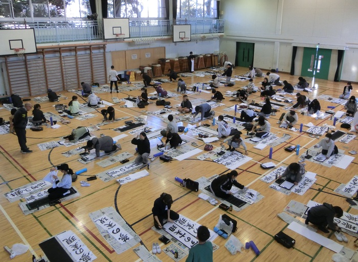 体育館での様子