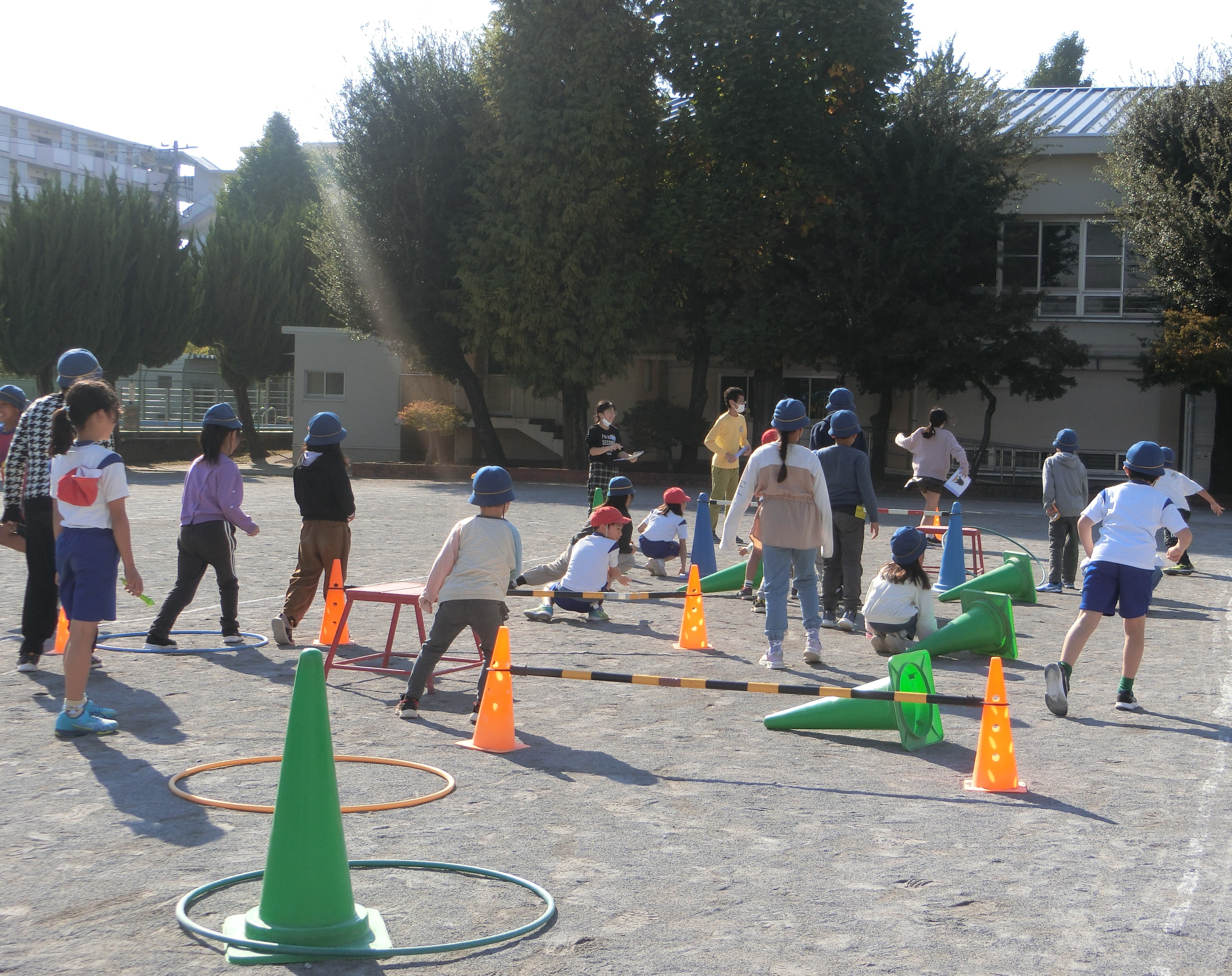 校庭の様子