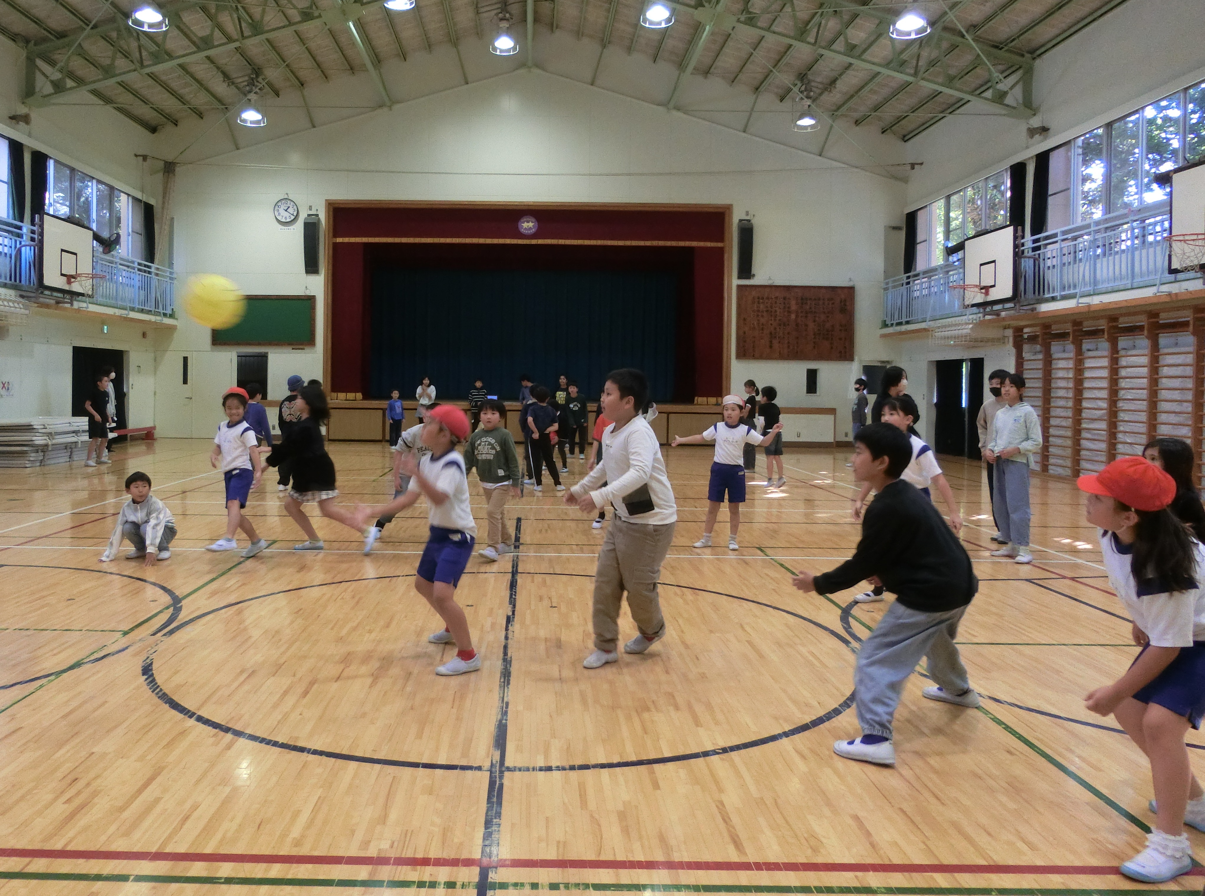 体育館の様子