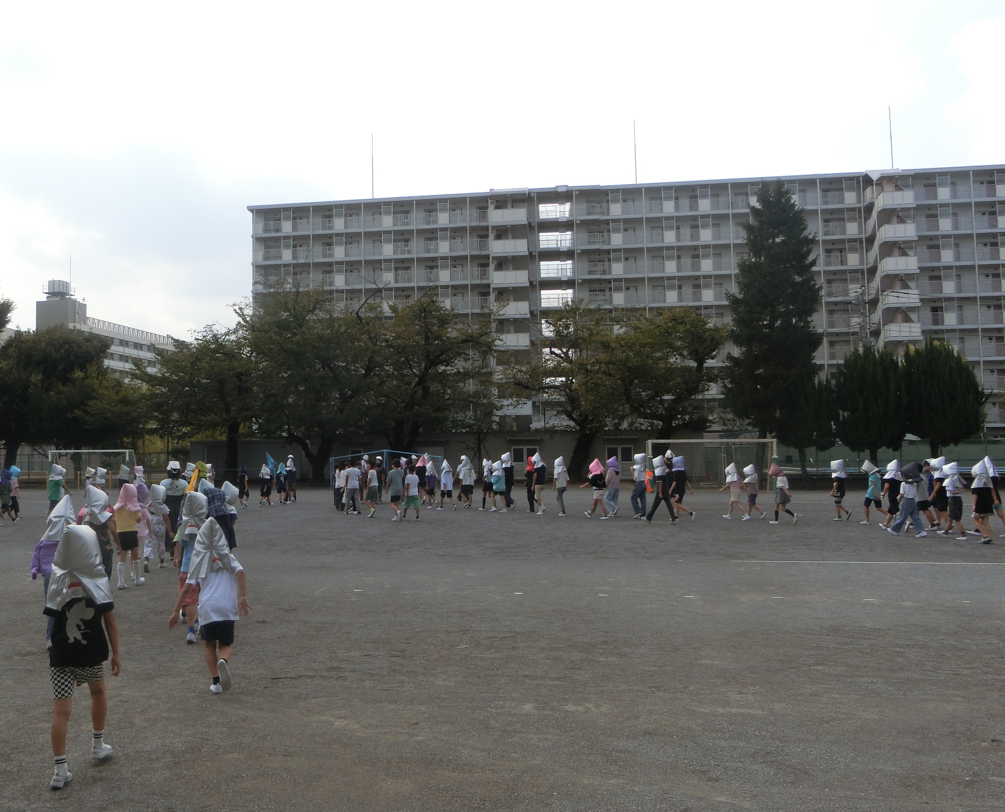 避難訓練の様子1