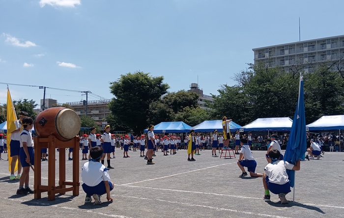 応援合戦の様子