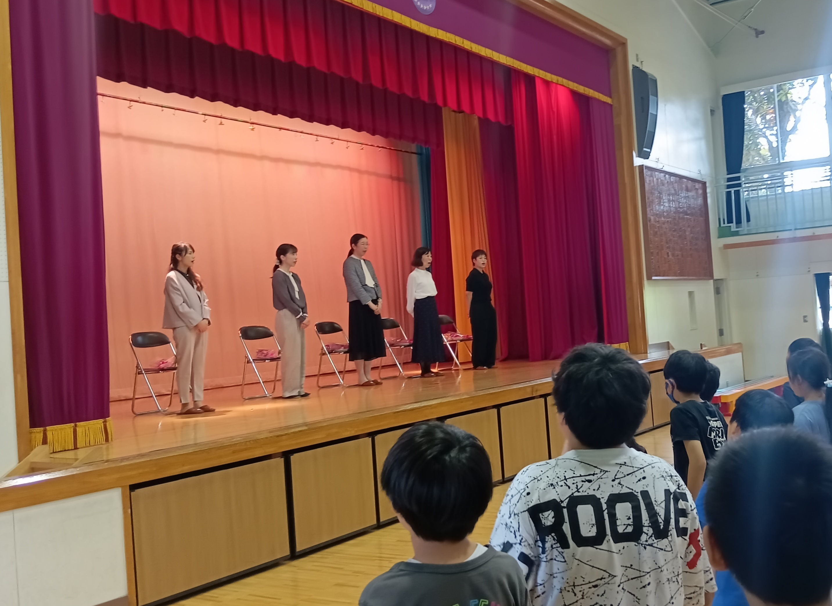 離任式の様子