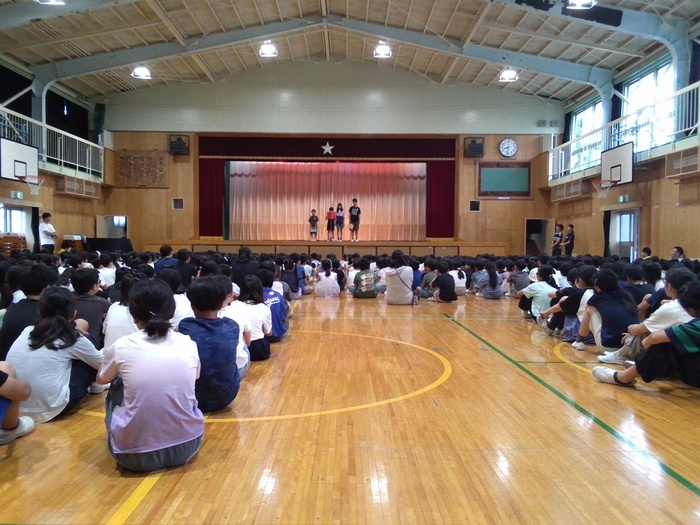 代表児童の言葉