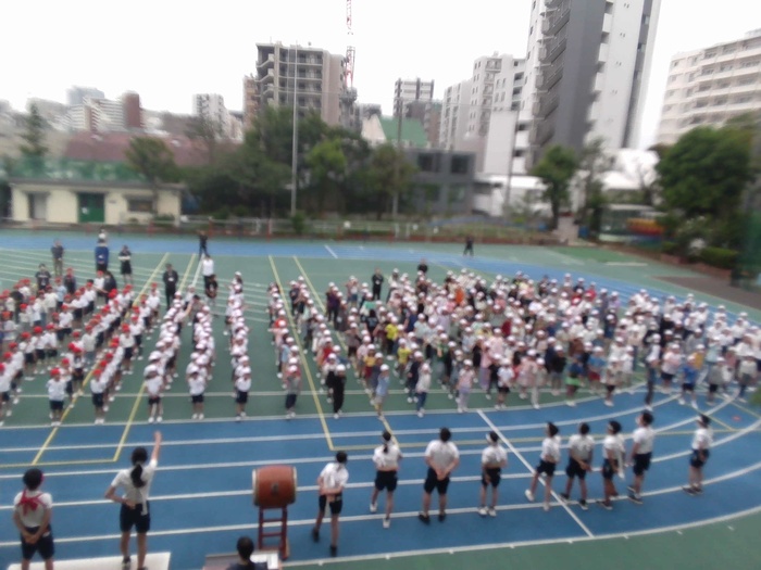 白組の様子